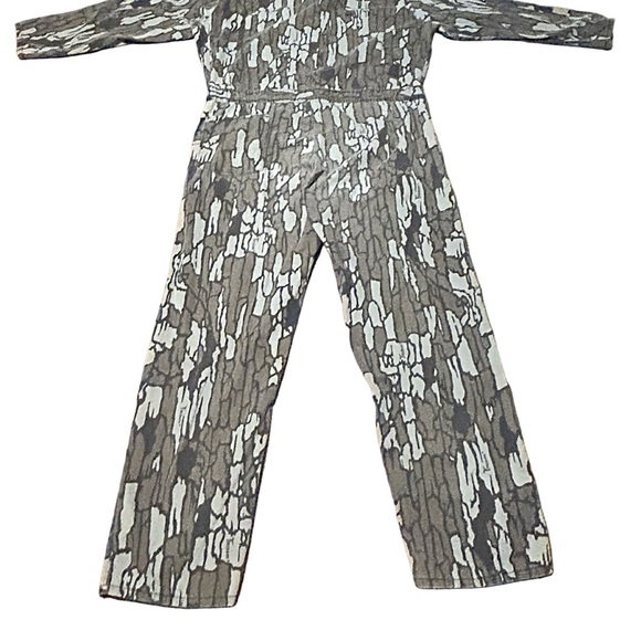 Vintage Redhead Blue Bell Trebark Camo Coveralls 90s Hunting - Picture 2 of 16